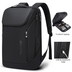 Рюкзак Bange (BGS2517 Black) 15.6" з USB + Type-C Черный