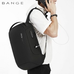 Рюкзак Bange (BGS7225 Black) 15.6" з USB + Type-C Чорний