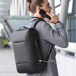 Рюкзак Bange (BGS7216 Gray) 17.3'' з USB 3.0 + Type-C Сірий