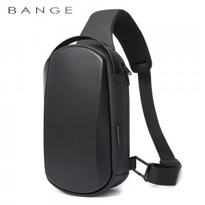 Рюкзак з однією лямкою Bange (BGS7256-Black) з USB Чорний