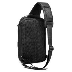 Рюкзак с одной лямкой Сумка слинг Bange (BGS7258 Black) 11'' с USB 2.0 + Micro USB Черный 