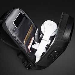 Рюкзак с одной лямкой Сумка слинг Bange (BGS22085 Camo) 9.7'' з USB 3.0 Micro USB Камуфляж