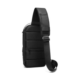 Рюкзак з однією лямкою Сумка слінг Bange (BGS7221-Gray) 9.7'' з USB + Micro USB Сірий