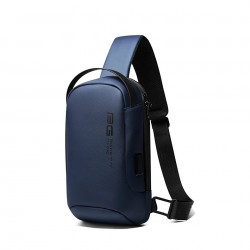 Рюкзак с одной лямкой Сумка слинг Bange (BGS7221-Blue) 9.7'' з USB + Micro USB Синий