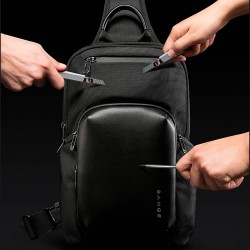 Рюкзак з однією лямкою Сумка слінг Bange (BGS7718 Black) 11" Чорний