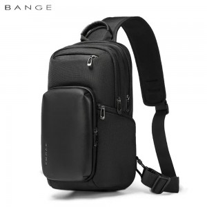 Рюкзак з однією лямкою Сумка слінг Bange (BGS7718 Black) 11"  Чорний