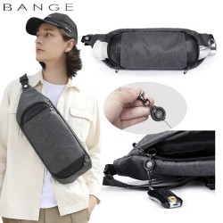 Рюкзак с одной лямкой Сумка слинг Bange (BGS2556 Gray) Серый 