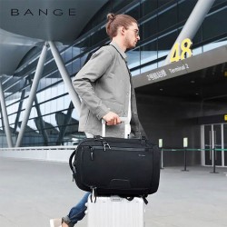 Рюкзак Bange (BGS22039 Black) 15.6" с водонепроницаемым чехлом Черный