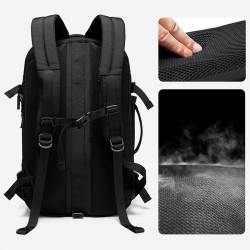 Рюкзак Bange (BGS22039 Black) 15.6" з водонепроникним чохлом Чорний