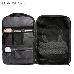 Рюкзак Bange (BGS7309 Black) 17" з USB  Чорний