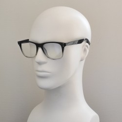 Компьютерные очки Blue Blocker оправа TR пластик 8961 NN Черный Глянцевый/Прозрачный