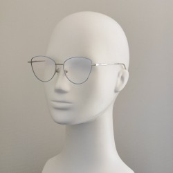 Компьютерные очки Blue Blocker оправа 80003 NN Серебро/Голубой Компьютерные очки Blue Blocker оправа 80003 NN Серебро/Голубой