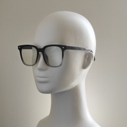 Компьютерные очки Blue Blocker оправа Пластик TR 803P NN Фотохром (Хамелеон) Черный Глянцевый/Прозрачный Компьютерные очки Blue Blocker оправа Пластик TR 803P NN Фотохром (Хамелеон) Черный Глянцевый/Прозрачный