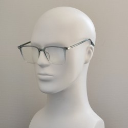 Компьютерные очки Blue Blocker оправа TR пластик 8881 NN Серо-Бирюзовый Прозрачный Компьютерные очки Blue Blocker оправа TR пластик 8881 NN Серо-Бирюзовый Прозрачный