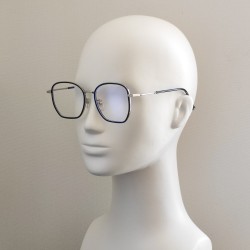 Компьютерные очки Blue Blocker оправак 4117 NN Серебро/Черный Глянцевый Компьютерные очки Blue Blocker оправак 4117 NN Серебро/Черный Глянцевый