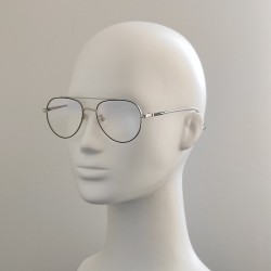 Компьютерные очки Blue Blocker оправа 30006 NN Серебро/Черный Компьютерные очки Blue Blocker оправа 30006 NN Серебро/Черный