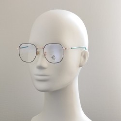 Компьютерные очки Blue Blocker оправа 66049 NN Золото/Черный Компьютерные очки Blue Blocker оправа 66049 NN Золото/Черный