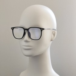 Компьютерные очки Blue Blocker оправа 7131 NN Серебро/Черный Глянцевый Компьютерные очки Blue Blocker оправа 7131 NN Серебро/Черный Глянцевый