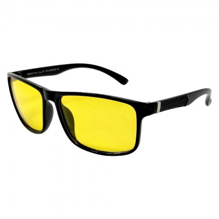 Поляризованные очки для водителей (антифары) 3146 Graffito Polarized Черный/Желтая Линза