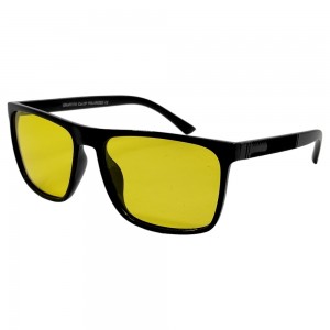 Поляризованные очки для водителей (антифары) 3137 Graffito Polarized Черный/Желтая Линза