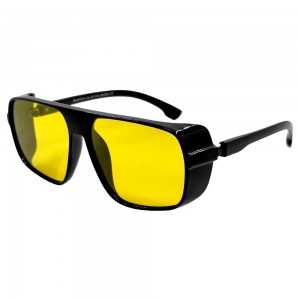 Поляризованные очки для водителей (антифары) 3132 Graffito Polarized Черный/Желтая Линза