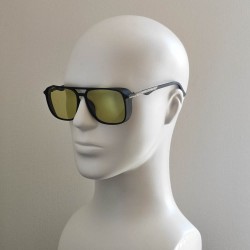 Поляризованные очки антифары 3148/2 Graffito Глянцевый черный/желтая линза