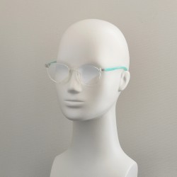 Детские компьютерные очки Blue Blocker 81823 NN Прозрачные с бирюзовыми дужками