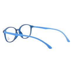 Детские компьютерные очки Blue Blocker 81804 NN Синие с голубыми дужками Детские компьютерные очки Blue Blocker 81804 NN Синие с голубыми дужками