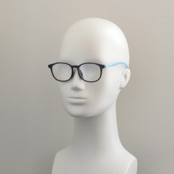 Детские компьютерные очки Blue Blocker 81811 NN Черные с голубыми дужками