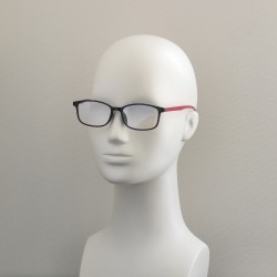 Детские компьютерные очки Blue Blocker 81814 NN Черные с Красной Дужкой