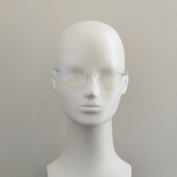 Детские компьютерные очки Blue Blocker 81808 NN Прозрачные с бирюзовыми дужками