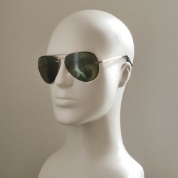 Поляризованные солнцезащитные очки 07003 Beach Force Polarized Золото/Зеленый
