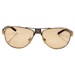 Солнцезащитные очки фотохром (хамелеон) Kaidi 8375, золотистая оправа, коричневые линзы