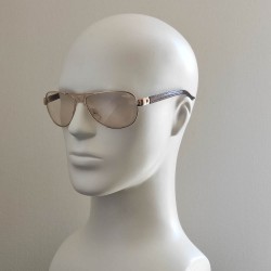 Солнцезащитные очки фотохром (хамелеон) Kaidi 8375, золотистая оправа, коричневые линзы