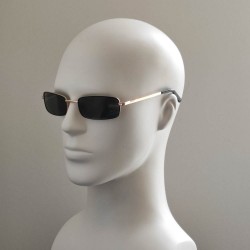 Солнцезащитные очки стекло оправа 6167 Aloyd Золото/Черный