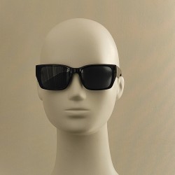 Солнцезащитные очки 9105 NN, черная оправа, черная линза