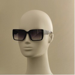 Солнцезащитные очки 9112 NN, черная оправа, серая линза