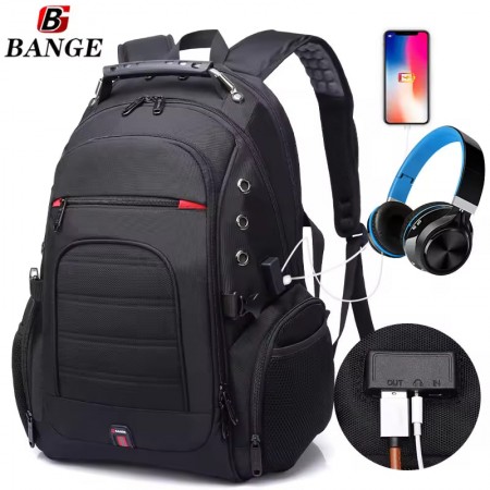 Рюкзак Bange (BGS1903 Black) 15.6" с USB Черный 