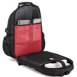 Рюкзак Bange (BGS1901 Black) 15.6" с USB Черный 