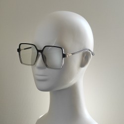 Компьютерные очки Blue Blocker оправа Пластик TR 804P NN Фотохром (Хамелеон) Черный Глянцевый/Прозрачный Компьютерные очки Blue Blocker оправа Пластик TR 804P NN Фотохром (Хамелеон) Черный Глянцевый/Прозрачный