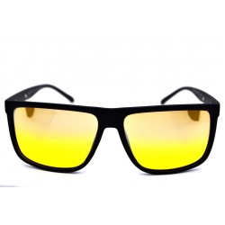 Поляризовані окуляри антифари 3155 Graffito Матовий чорний/жовта дзеркальна лінза