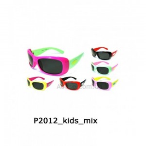 Дитячі полчрізовані сонцезахисні окуляри 2012R (неломайки) Мікс