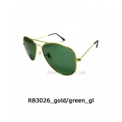 R.B 3026 gold/green_gl