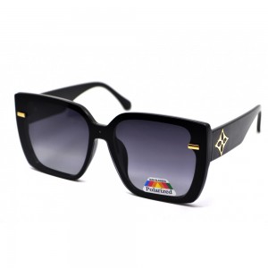 Поляризованные солнцезащитные очки 1019 LV Черный/серый
