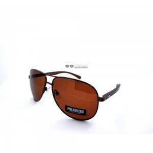 ALLUMINIUM polarized 321 (крапля) коричневий