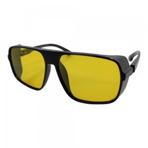 Поляризовані окуляри антифари Polarized 3132 Graffito Глянсовий чорний/жовта лінза